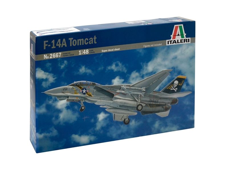 Italeri 1/48 F-14A Tomcat Plane Plastic Model Kit