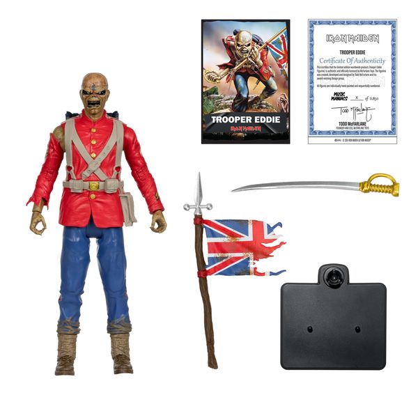 Music Maniacs WV2 Metal Trooper Eddie 6IN Figure