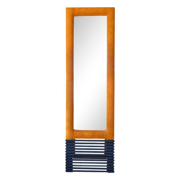 Modern Free Standing Boucle Fabric Mirror -Full Length - 50x170cm by WOODLY