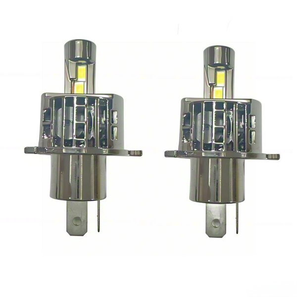 ECOMLIGHT H4 LED Headlight Bulbs 160W 6000K-8500K Pair Plug &amp; Play 12V-36V