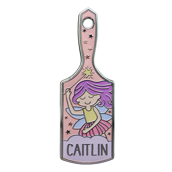 Girl's Personalised Hairbrush - Caitlin