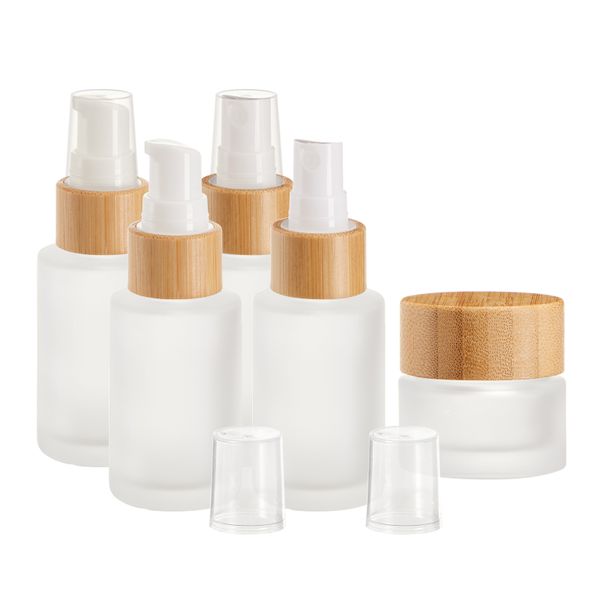 Chenshia 5Pc Leak-Proof Travel Soap Lotion Bottle Comstetic Toiletry Bag