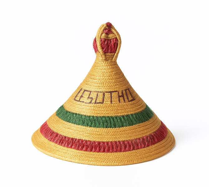 Mokorotlo Sotho Traditional African Cultural Summer Hat For Men And Women