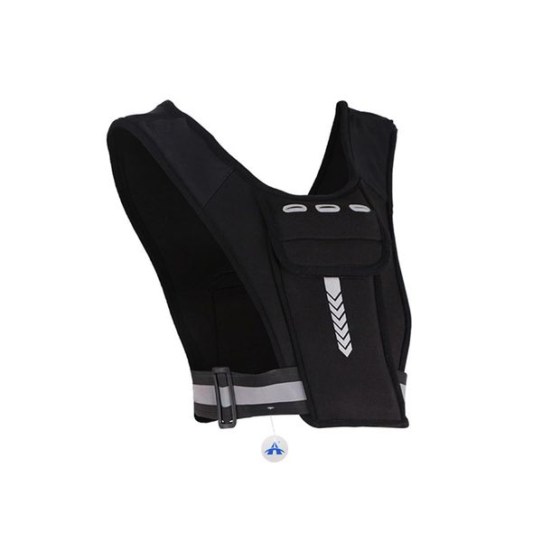 ALANES Reflective Running Vest Outdoor Sports Vest Chest Pack Phone Holder
