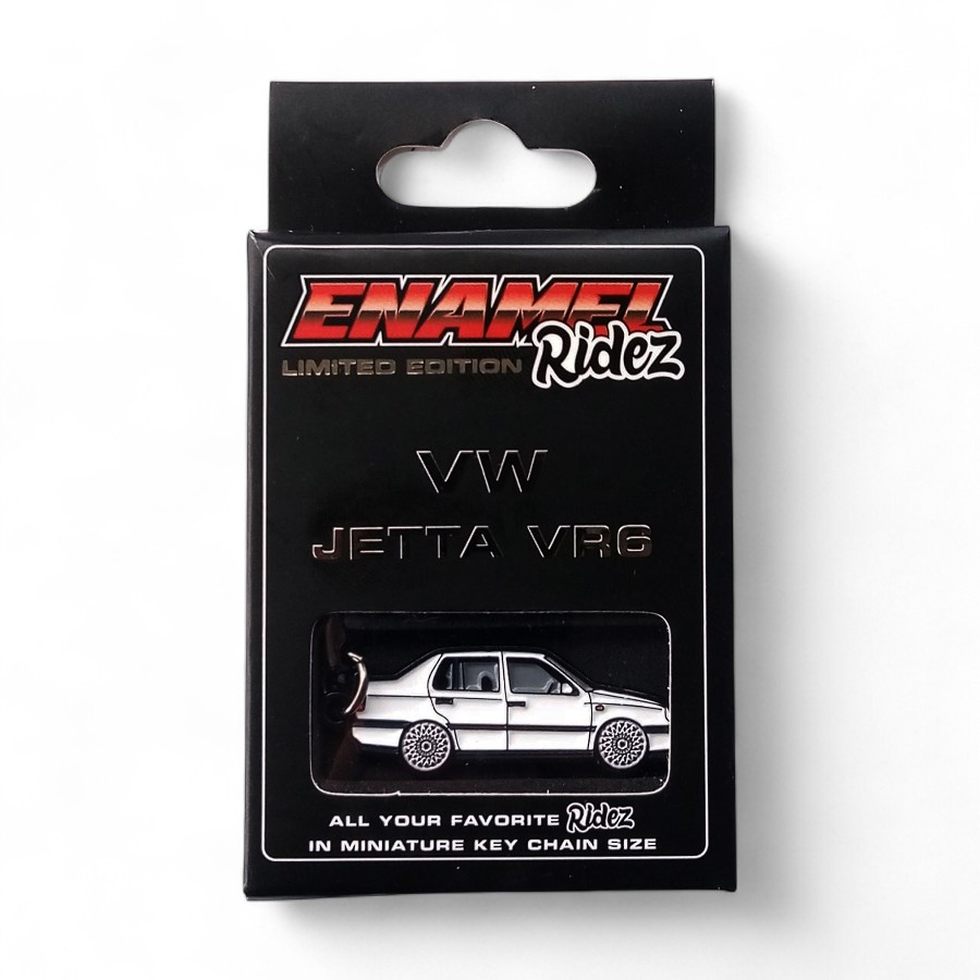 VW Jetta VR6 White - Die-Cast Enamel Keychain | Shop Today. Get it ...