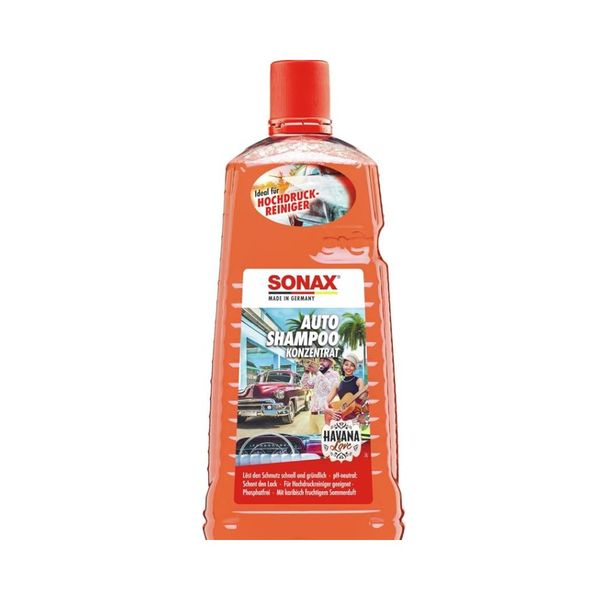 SONAX Car Wash Shampoo Concentrate Havanna Love - pH-Neutral, Wax-Safe 2L