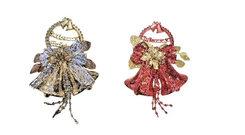 Christmas Bell Hanging Decoration -Set of 2