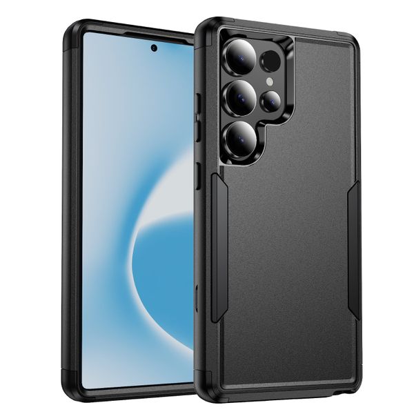Phone Case for Galaxy S25 Ultra Shockproof Armor Hard Magnetic Stand Cover