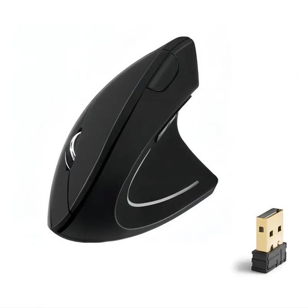 Wireless Ergonomic Rechargeable Mouse For Laptop Pc, Smart Tv Cctv Camera
