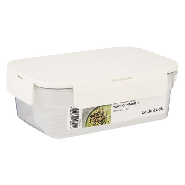 LocknLock Wave Container - White - 960ml