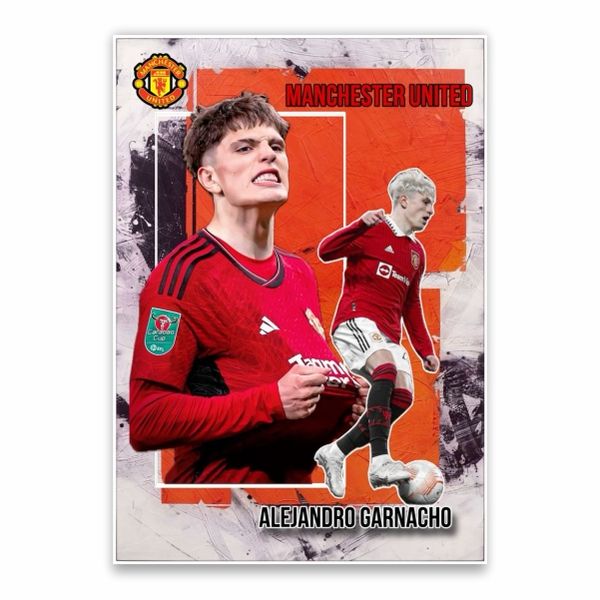 Alejandro Garnacho Manchester United Poster - A1