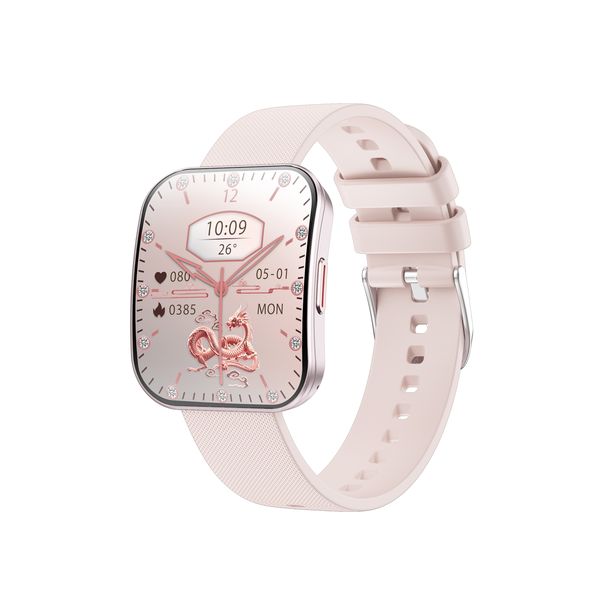 Fashion Sports Smart Watch - 1.85" AMOLED Curved Screen,6.9mm Aluminum Body