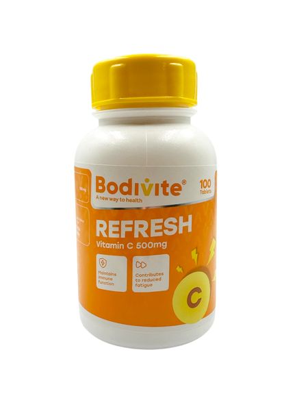 Bodivite Refresh Vitamin C 500mg - 100 Tablets