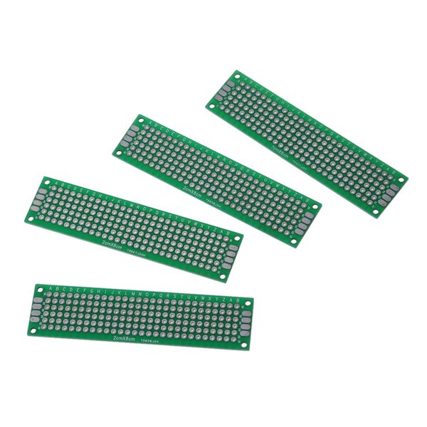 4pcs Double-Side Prototype FR-4 PCB Stripboard Universal Printed Circuit
