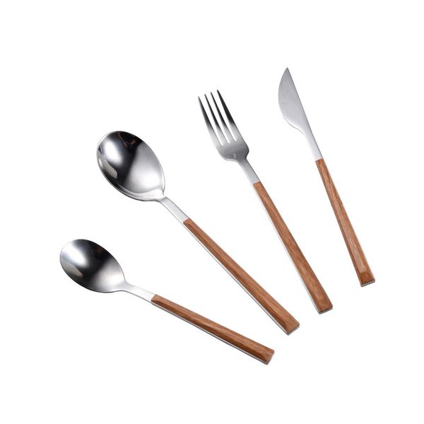 Bergner Naturally Stainless Steel Cutlery 24 Piece