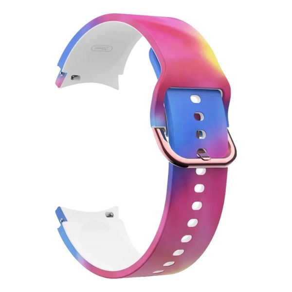 20mm Printed Silicone Band with Buckle compatible with Samsung Watch 4/5/6