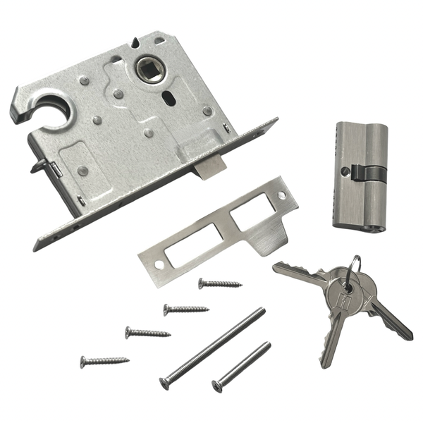 Sash-Lock Reversible with Lock Cylinder &amp; 3 Keys Combo 1