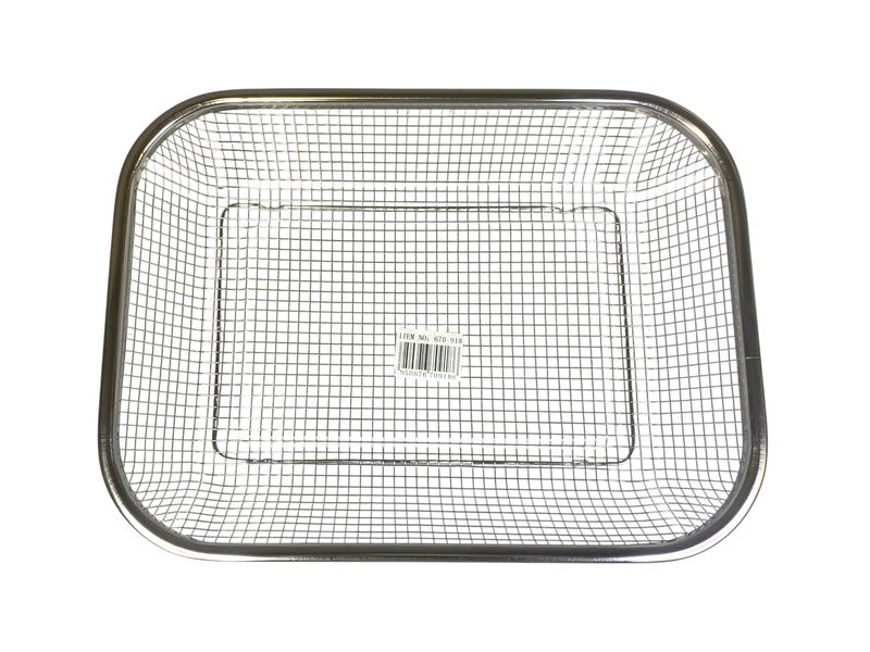 Silver Aluminum Steamer Basket - Durable and Multi-Purpose