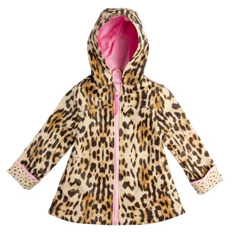 Women's leopard store print raincoat