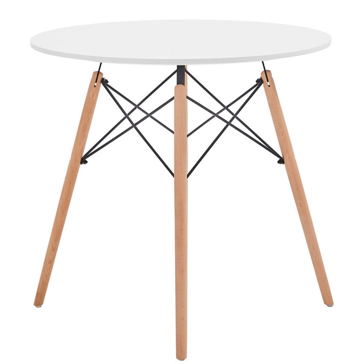 Heartdeco Modern Mid Century Round Kitchen Dining Side Table Shop