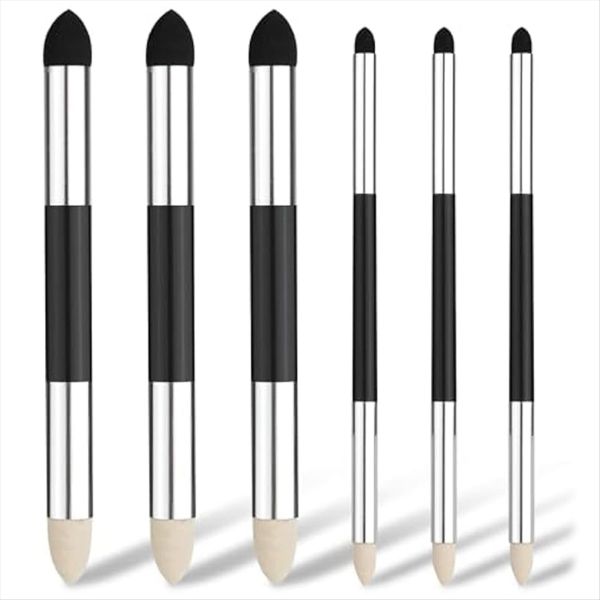 6Pcs Artist Blending Sponge Pen Double-Headed Blending Pencil Tool