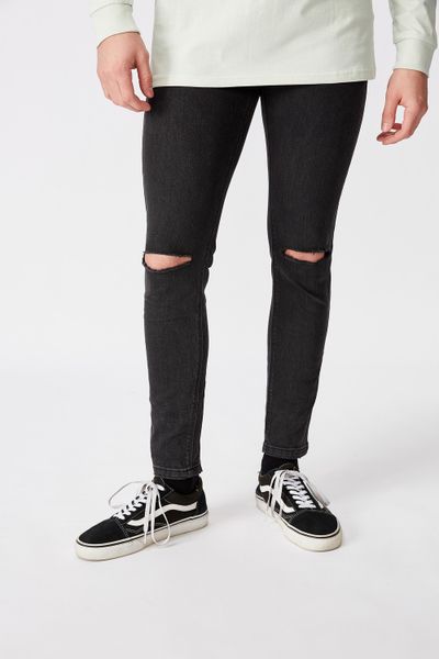Men's Factorie Spray On Jeans - Washed Black