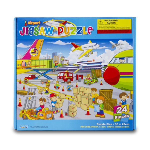 Joyful - Jigsaw Puzzle - Airport - 4 Puzzles - 24 Piece