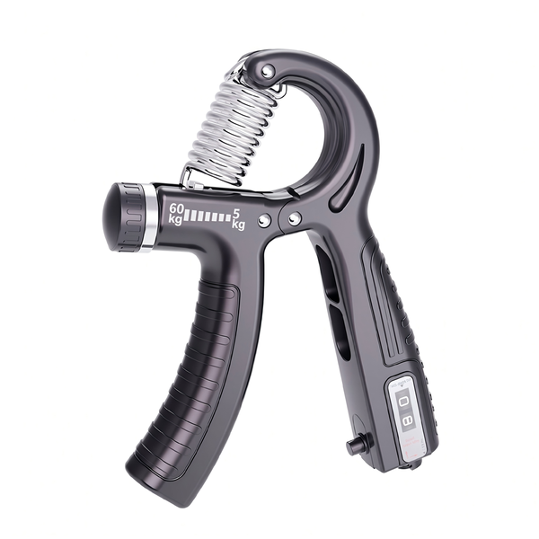 5-60kg Adjustable Hand Grip Strengthener: Smart Counter Wrist Exerciser