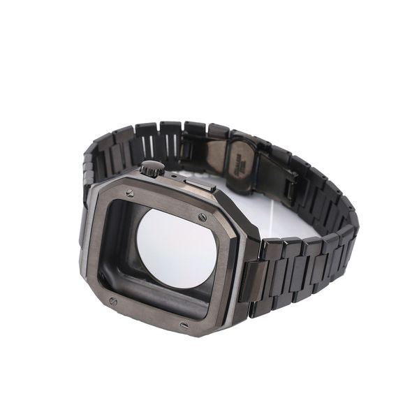 Heavy Duty Metal Watch Strap and Case for Apple