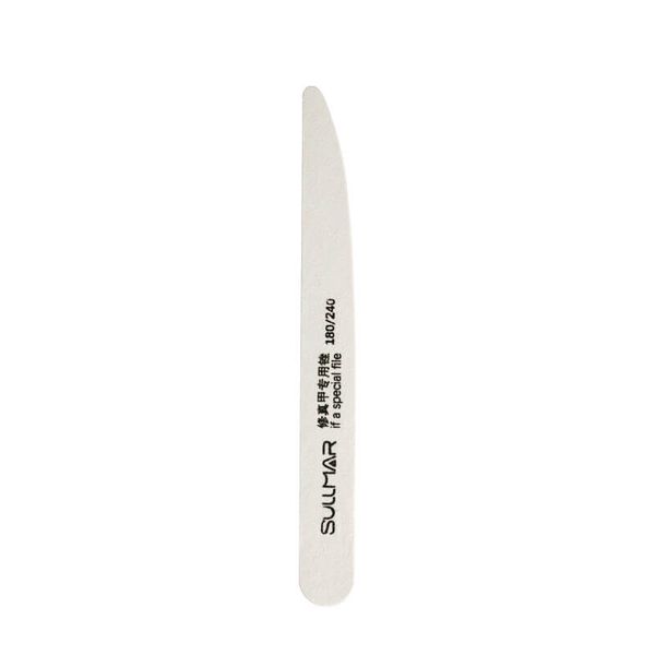 Double-Sided Knife-Shape Extra-Thin Nail File - 180/240 (10 Pieces)