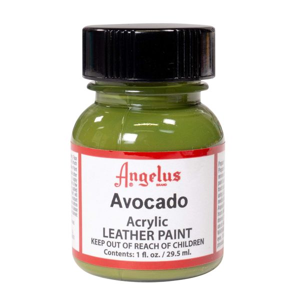 Angelus Acrylic Leather Paint - Avocado 1oz