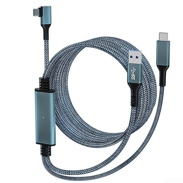 5M USB3.2 Gen1 VRlink Fast Charging Cable Compatible with Quest2/3pico4/3