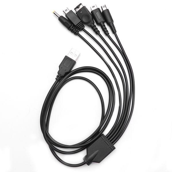 5 In 1 USB Charging Cable For Nintendo New 3DS Xl Nds Gba For Sony Psp