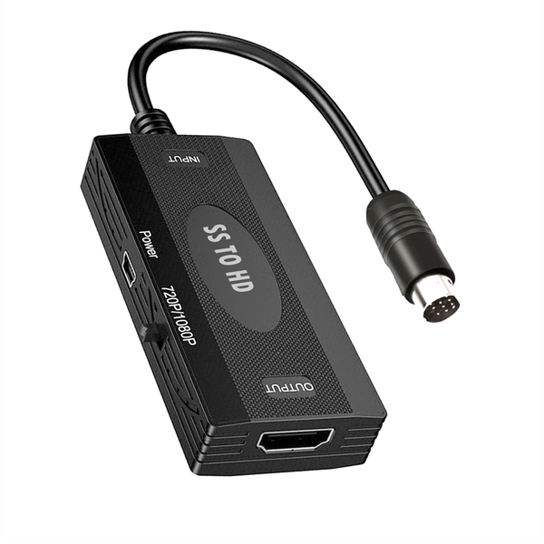 Ss To Hdmi-Compatible Converter for Sega Saturn Consoles Tv Adapter