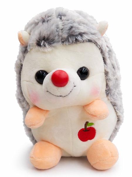 Baby Hedgehog Soft Plush Toy - L25 - Brown &amp; White - Super Cute &amp; Soft