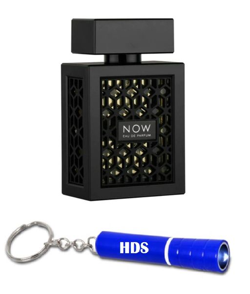 Rave Now Black By Lattafa Eau De Parfum - 100ml with HDS Torch