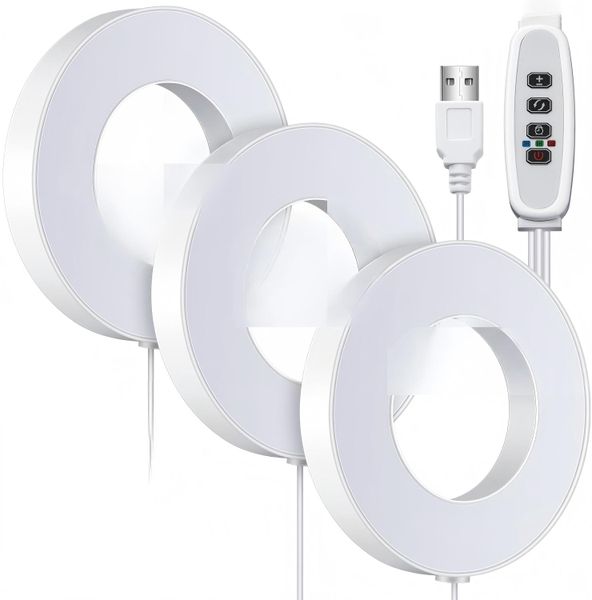 3 Piece Ceiling Grow Light Self Adhesive Grow Lights for Indoor Plants