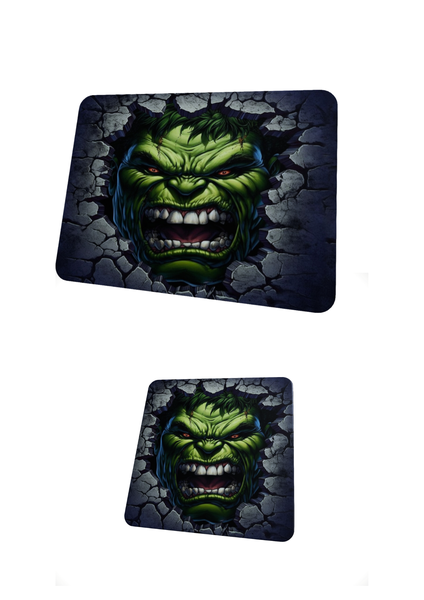 Hulk- Mouse pad and coaster set