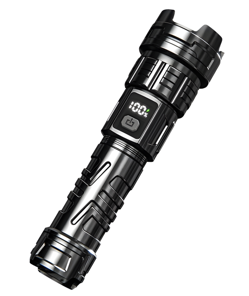 Outdoor Flashlight Bright Powerful Long Rang LED Tactical Torch Emergency
