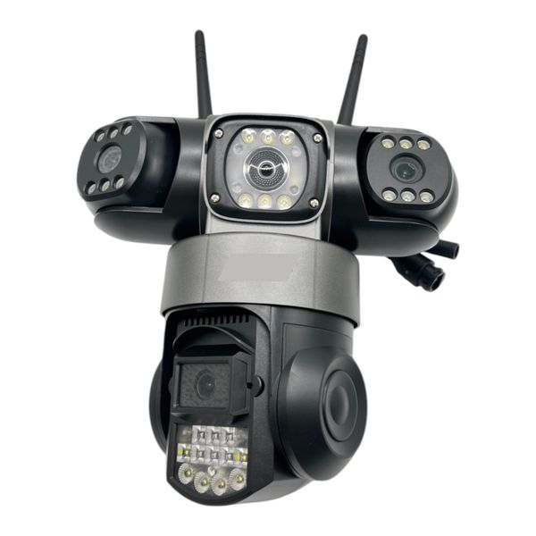 4G PTZ Security Camera - Ultra High Triple Lens, SIM Card, No WiFi Needed