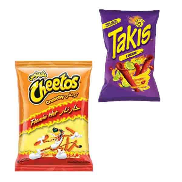 Cheetos 99.2g And Takis Fuego 56.7g Buy Online in South Africa