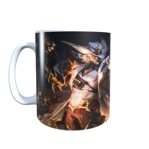 Lucian High Noon Tenfold Triumph Chroma - League of Legends Coffee Mug