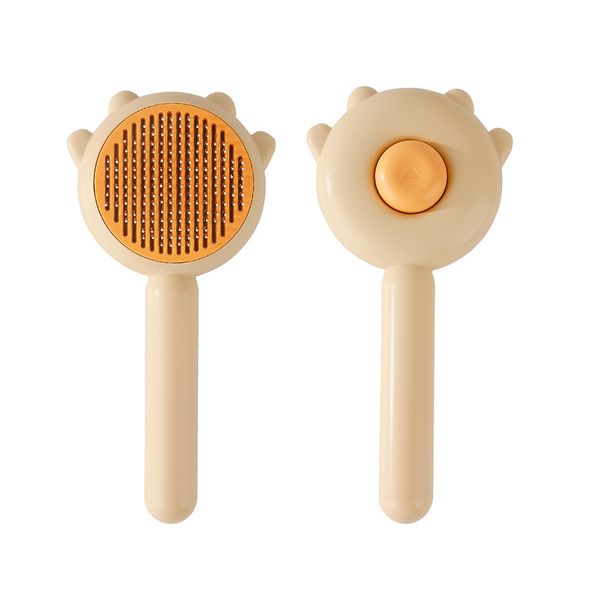 Lovely Pet Grooming Comb for Cats - One-Button Hair Removal