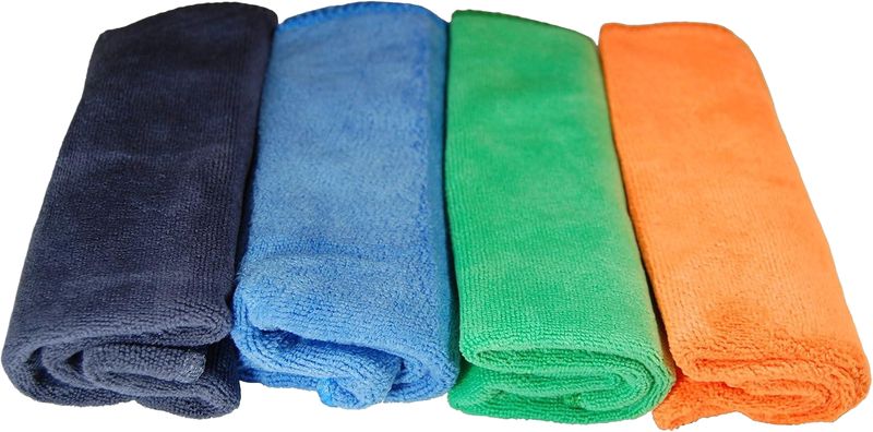 Pack of 4 Face Thick Quick Dry Microfiber Towels