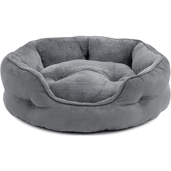 Winter Warm Round Pet Bed Washable For Small Dogs Cats
