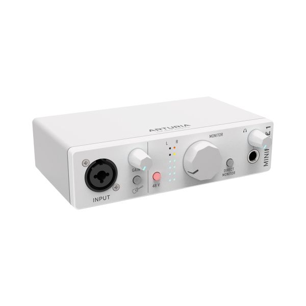 Arturia MiniFuse 1 USB-C Audio Interface (White)