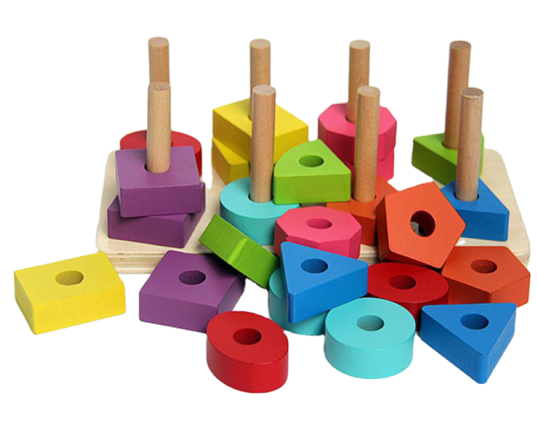 Intellectual Building Wooden Puzzle Blocks