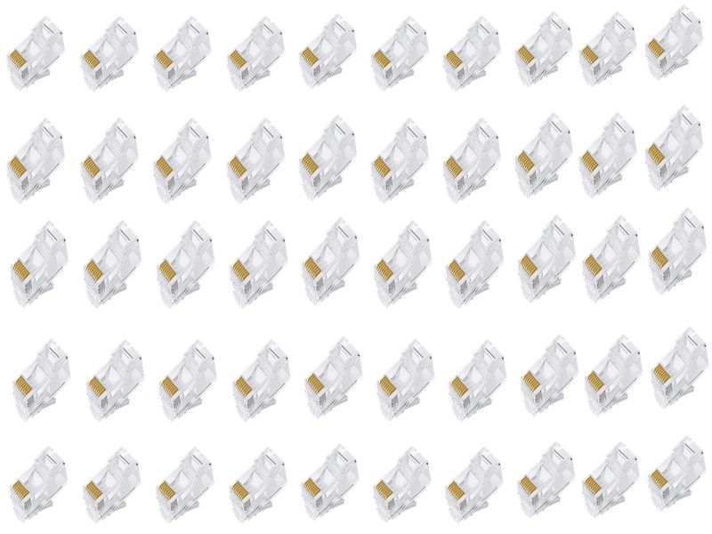Zatech RJ45 UTP CAT6 Connector - Reliable Networking (Pack of 100)