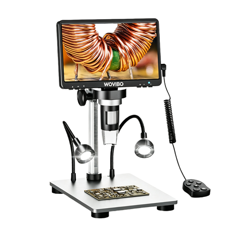 WOVIBO DM9 7" LCD Digital Microscope 1200X