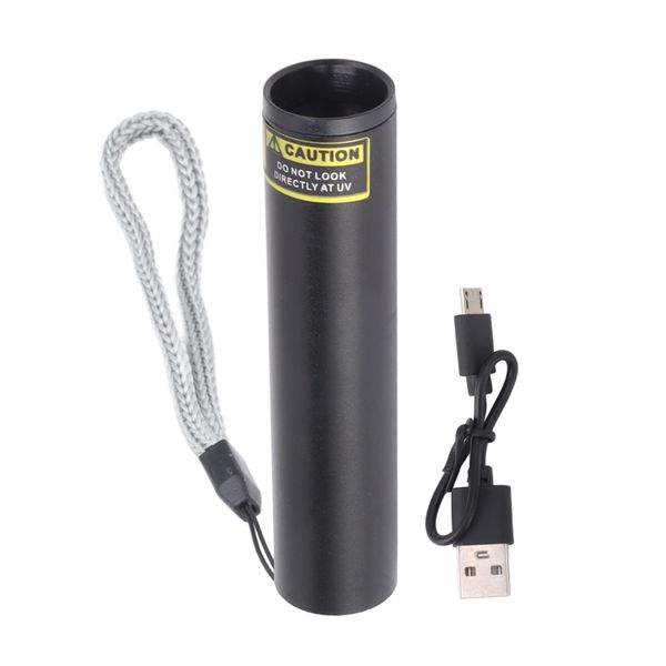 3W 365nm USB Rechargeable Small UV Flashlight